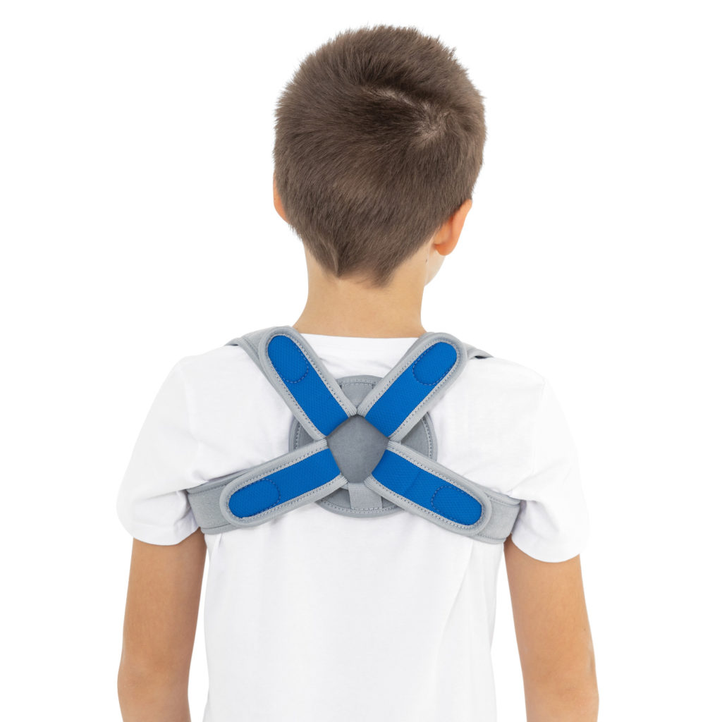 Children’s Clavicular 8-shaped Brace with Back Pad – Posture Support AM-PES-02 main